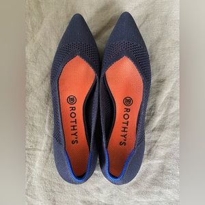 Rothy’s The Point Maritime Lattice Stitch Size 8 *RETIRED!*